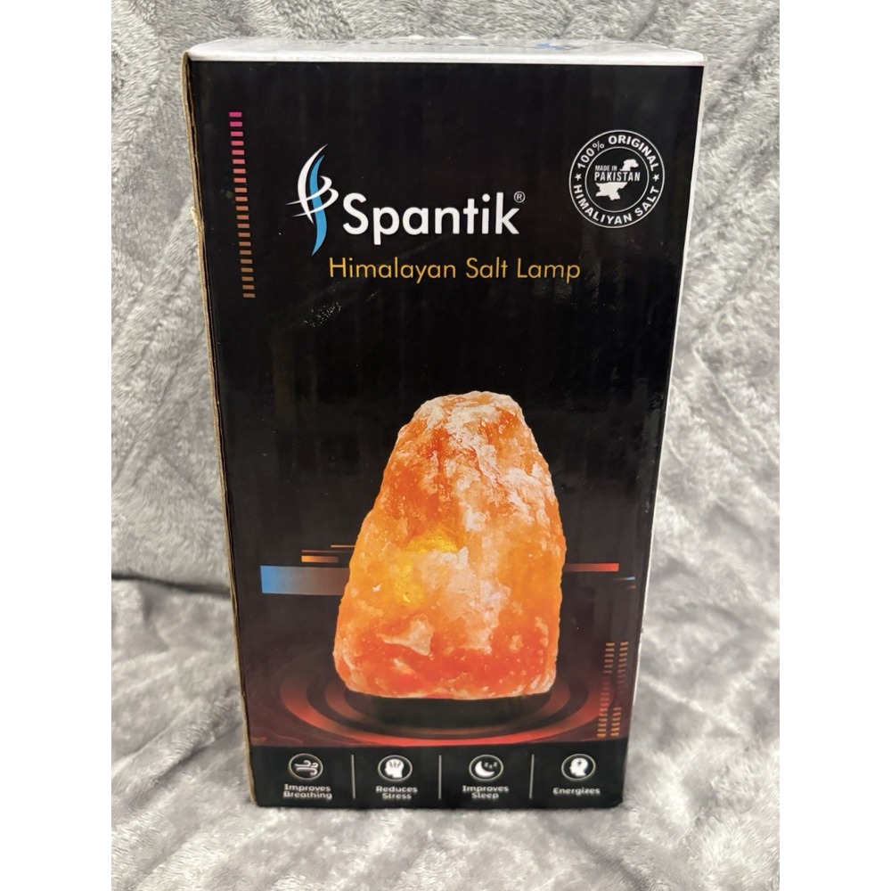 Himalayan Salt Lamp with Dimmer Cord Natural‎ Crystal Rock Base Night Light